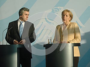 Angela Merkel, Gordon Brown