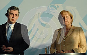 Angela Merkel, Gordon Brown