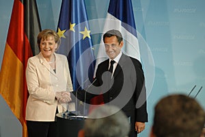 Angela Merkel, Nicolas Sarkozy