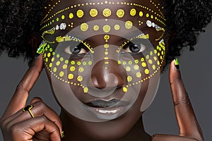 Angela rehn s mesmerizing neon pop cyber beauty images showcase captivating visual artistry photo