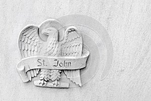 Angelic Eagle - Saint John - Religious Symbol