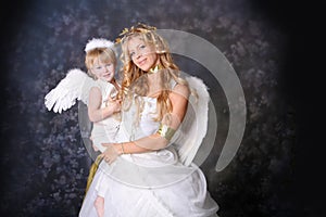 Angelic Mother and Son