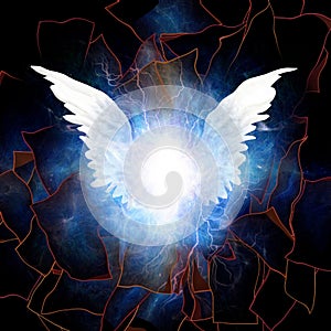 Angelic Wings Abstraction