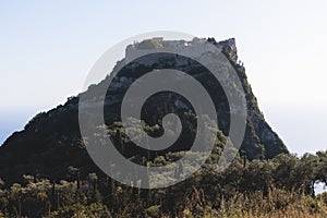 Angelokastro Castle near Palaiokastritsa and Krini, Corfu Island, Ionian sea, Central Corfu and Diapontia Islands, Greece, summer