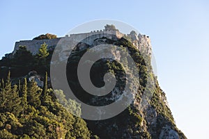 Angelokastro Castle near Palaiokastritsa and Krini, Corfu Island, Ionian sea, Central Corfu and Diapontia Islands, Greece, summer