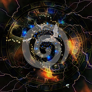 Angels in Astronomic Clock