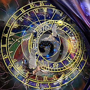 Angels and Astronomical Clock