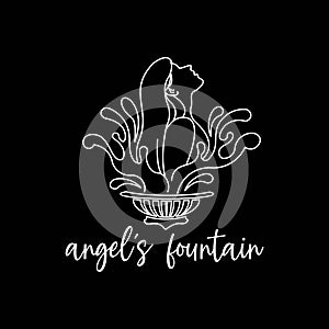 Angels fountain splash anggels water fall