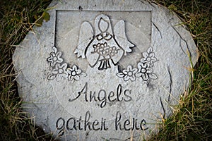 Angels Gather Here Stone