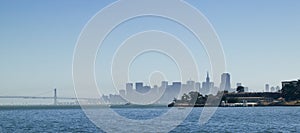 Angels Island with San Francisco Skyline