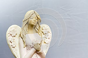 Angels are praying for us.