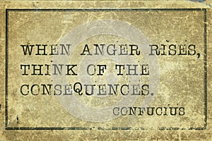 Anger Confucius