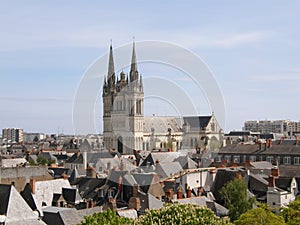 Angers Cathedral view