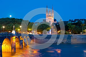 Angers at a summer night photo