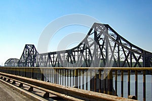 Anghel Saligny bridge over Danube
