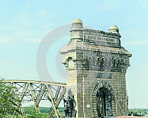 Anghel Saligny Bridge from Romania