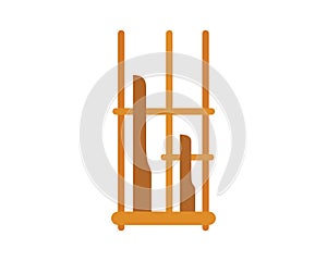 Angklung Traditional West Javanese or Sundanese Musical Instrument Symbol photo