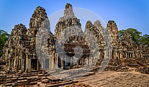 Angkor Bayon temple in Angkor Wat area, Cambodia