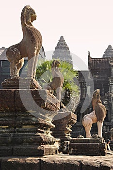 Angkor, Cambodia. Khmer Angkor Wat temple