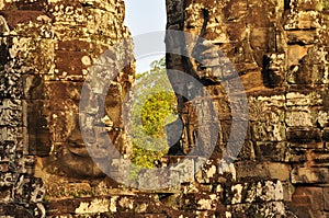 Angkor, Cambodia. Khmer Bayon temple