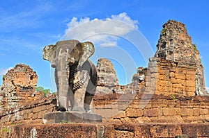 Angkor, East Mebon Temple Siem Reap, Cambodia photo