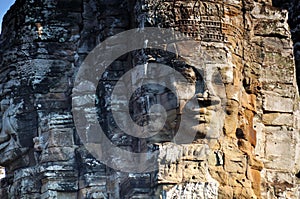 Angkor Faces in Bayon Temple, Angkor Wat