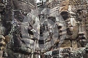 Angkor Thom's Smiling Faces