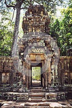 Angkor Thom Temple view, Siem reap, Cambodia