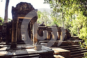 Angkor Thom Temple view, Siem reap, Cambodia