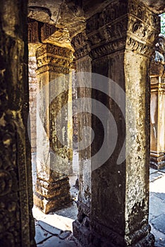 Angkor Thom Temple view, Siem reap, Cambodia