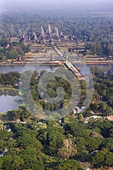 Angkor Wat Aerial View