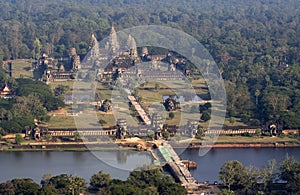 Angkor Wat Aerial View