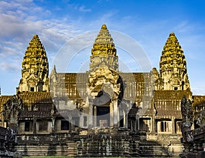 Angkor Wat Buddhist temple in Siem Reap Cambodia