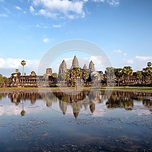 Angkor Wat Cambodia. Angkor Thom khmer temple