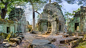 Angkor Wat Cambodia. Ta Prohm Khmer ancient Buddhist temple.