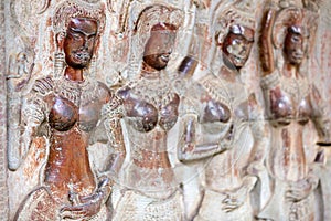 Angkor wat carving