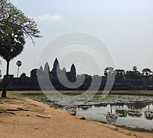 Angkor Wat . Hindu Temple . Siem Reap. Cambodia.