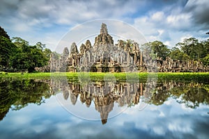 Angkor Wat with reflextion