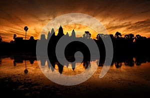 Angkor Wat Sunrise, Siem Reap, Cambodia