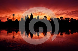 Angkor Wat Sunrise, Siem Reap, Cambodia