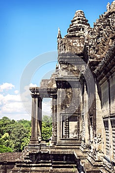 Angkor Wat Temple view, Siem reap, Cambodia