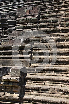 Angkor Watt - Ta Prohm temple ruin walls of the khmer city of angkor wat - State monument