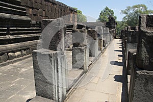 Angkor Watt - Ta Prohm temple ruin walls of the khmer city of angkor wat - State monument