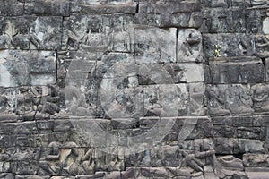 Angkor Watt - Ta Prohm temple ruin walls of the khmer city of angkor wat - State monument
