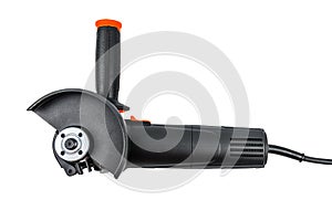 Angle grinder isolated on a white background