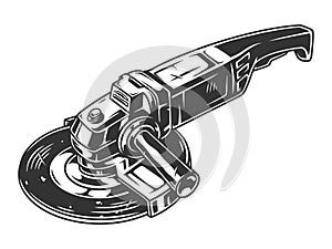 Angle grinder machine template