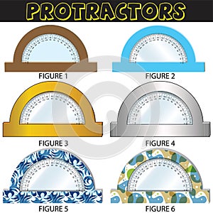Geometri - PROTRACTORS set versiyon 01