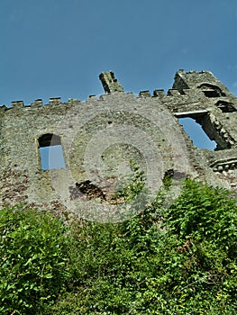 Angle of the old ruin