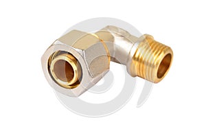 Angle plumbing fitting