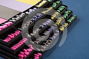 angle view multi color matchboxes